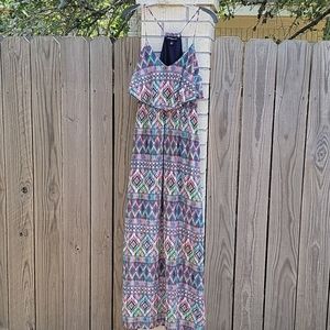 💕Printed Ruffle Maxi Dress